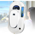 Robot lave vitres integrant le nettoyage des surfaces vitrees et une commande a distance