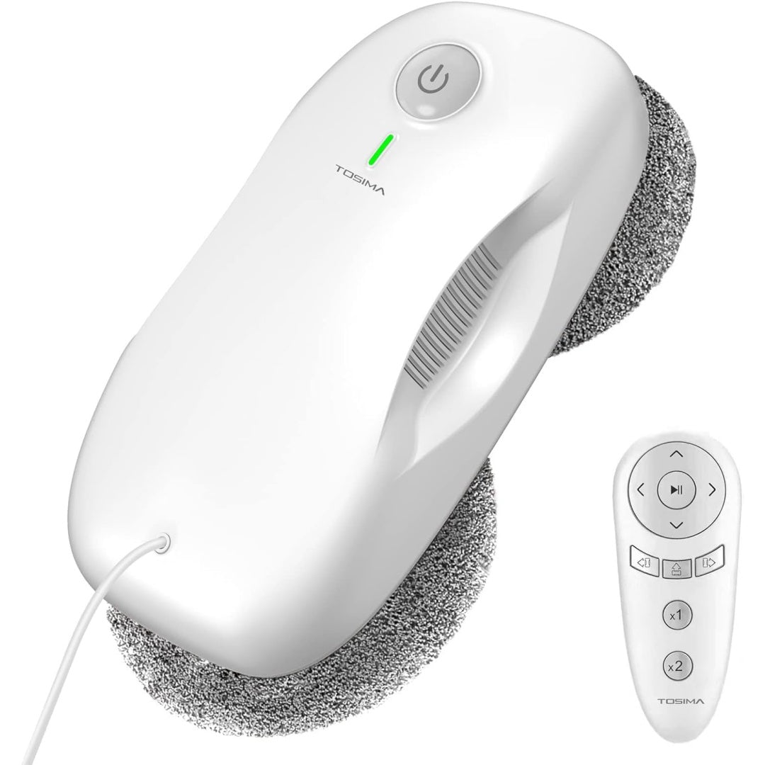 Robot lave vitres avec une capacite annoncee de 650 mAh