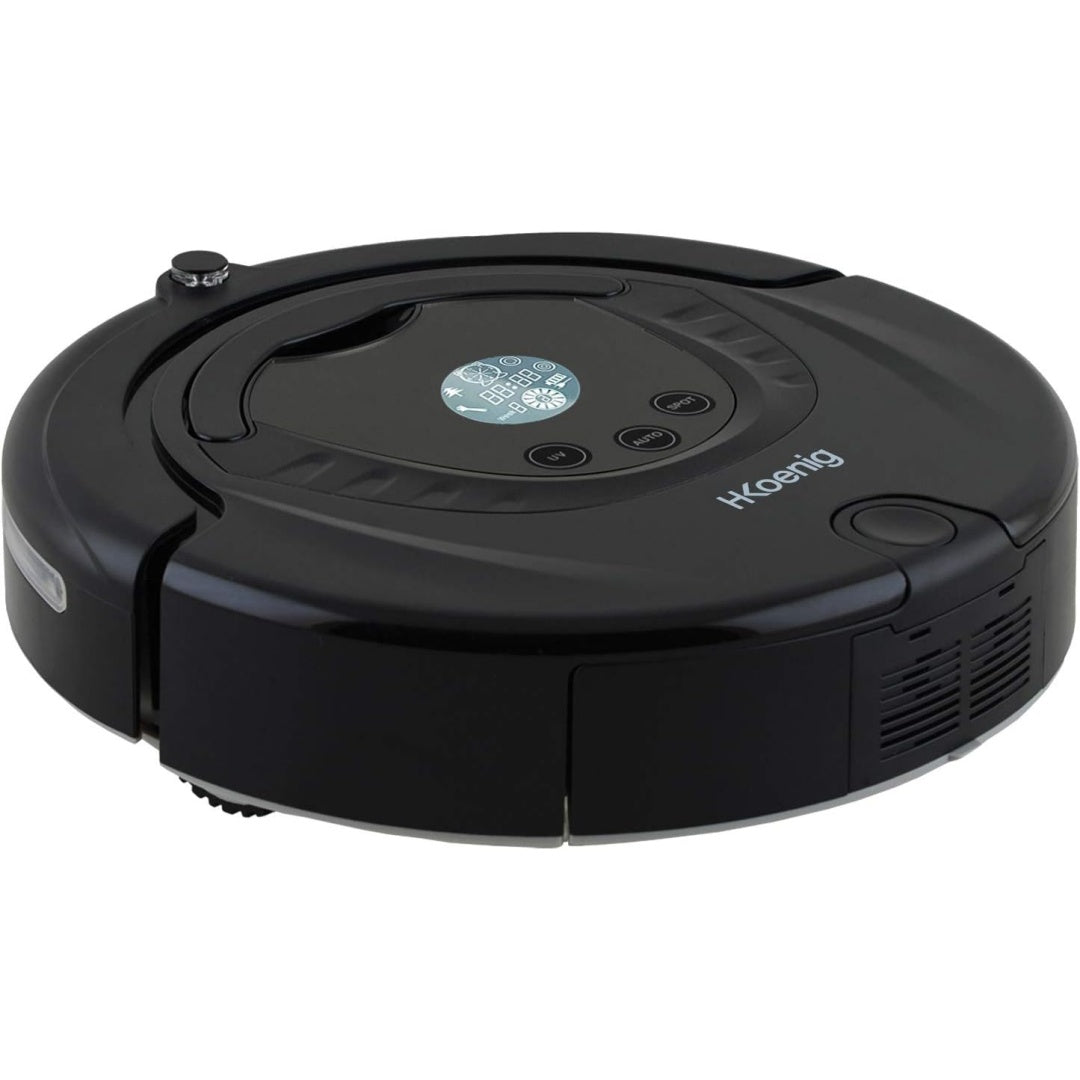 Aspirateur robotise associant une surface en microfibre et une detection des obstacles