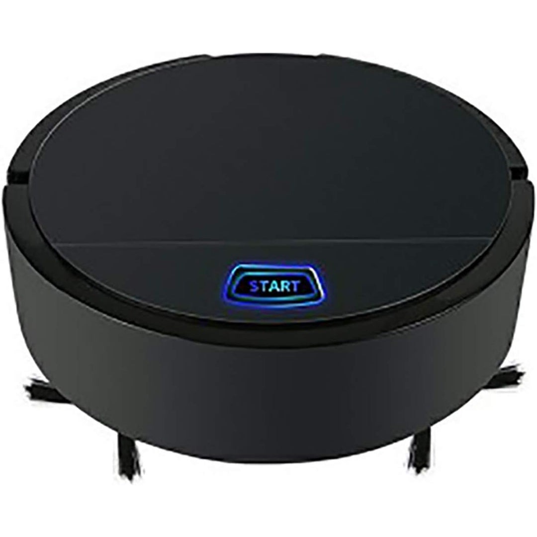Robot de nettoyage des sols associant la collecte des poils au coloris noir