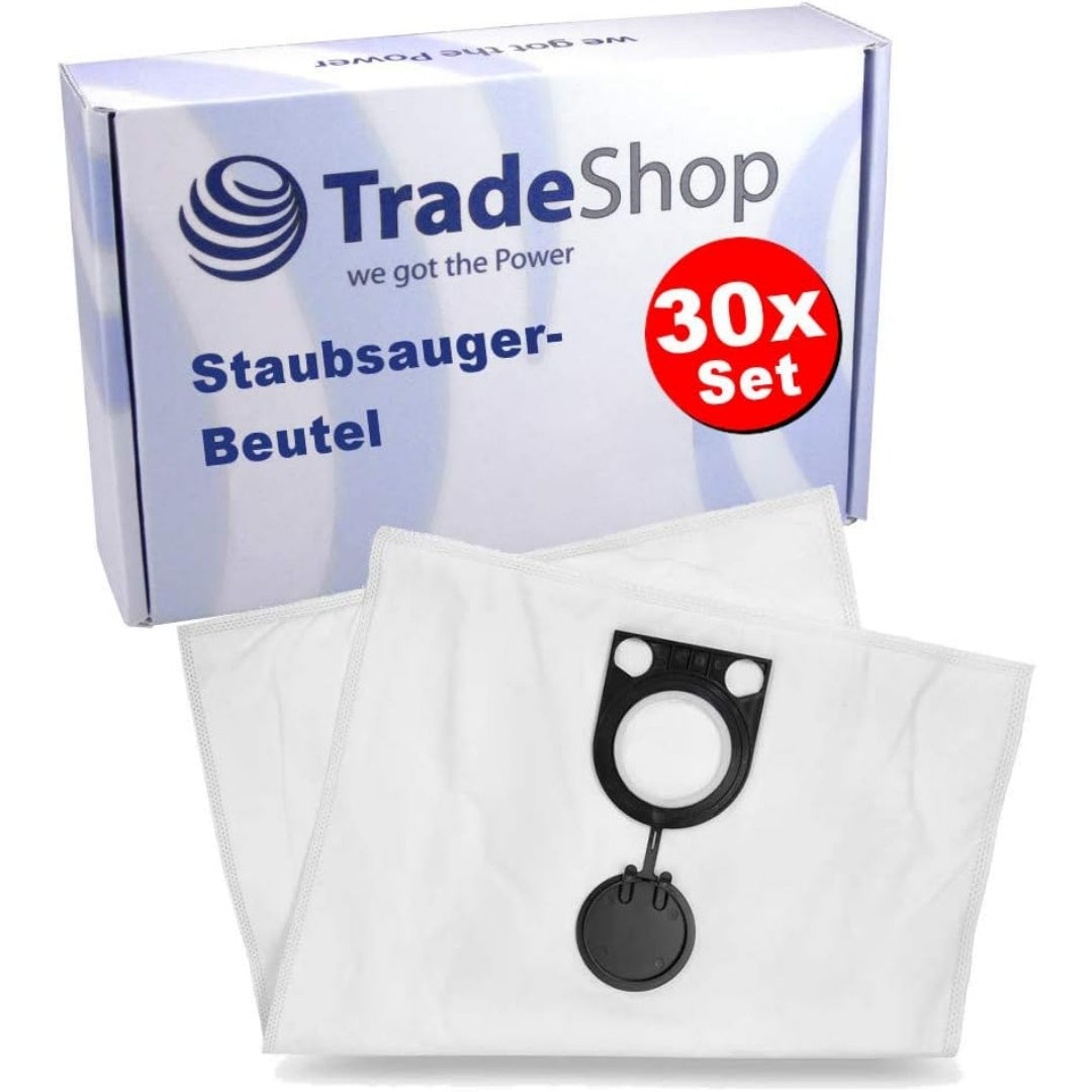 Lot de 30 sacs de collecte integrant une retenue des dechets aspires et un lot de 30 elements