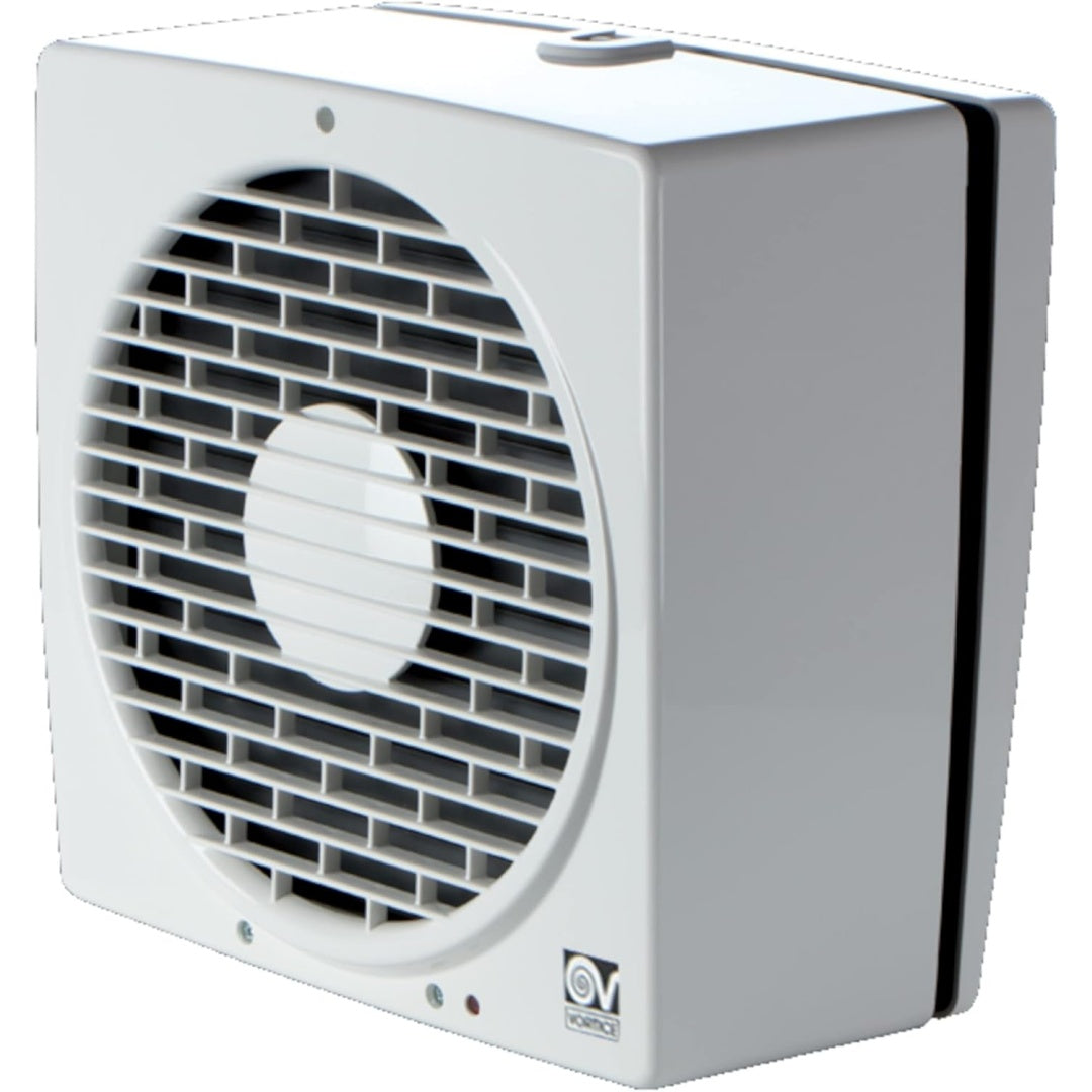 Extracteur de fumee associant la circulation de l'air au coloris gris et blanc
